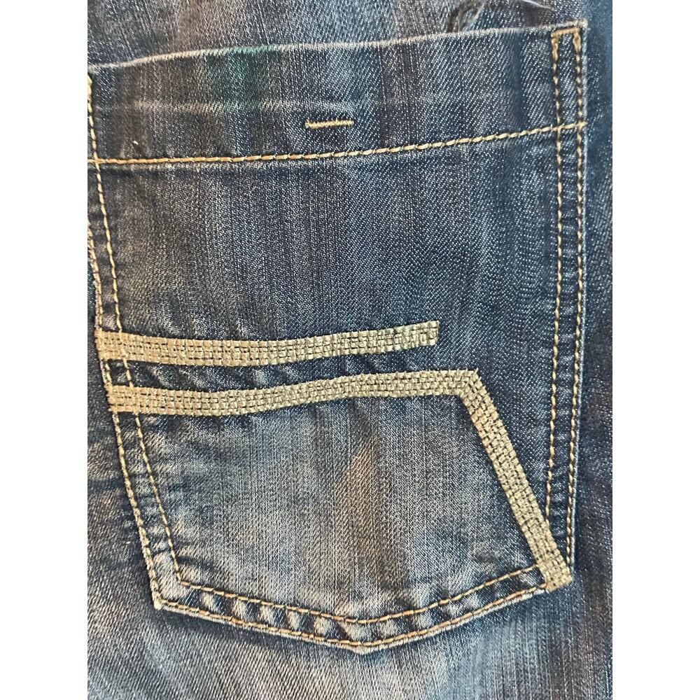 Vintage Y2K Helix Jeans w/ Embroidered Back Pockets 34x30 - Picture 2 of 12